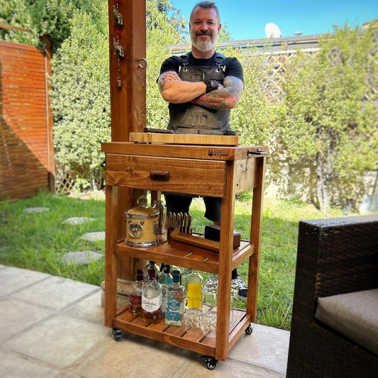 Mesa Auxiliar Parrillera