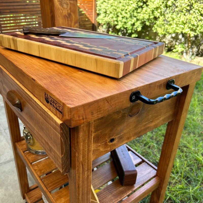 Mesa Auxiliar Parrillera
