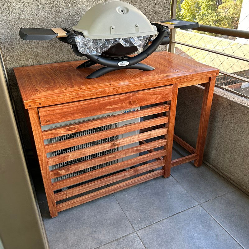 Mueble Parrillero y Cubre Aire Acondicionado