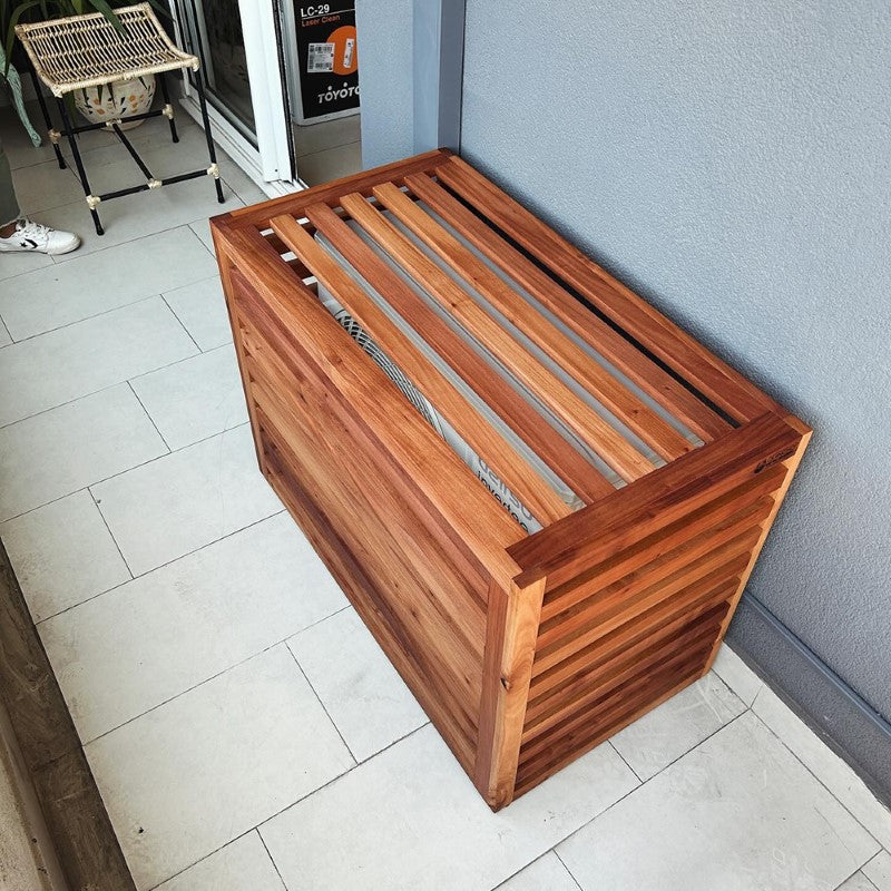 Mueble de Roble Aire Acondicionado