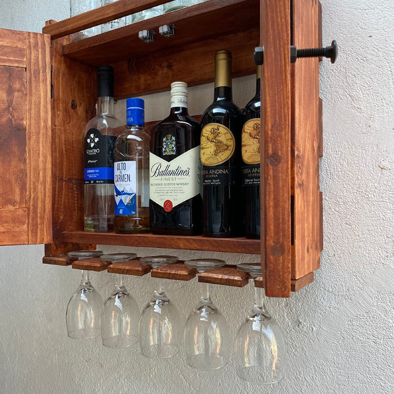 Repisa Minibar con Puertas