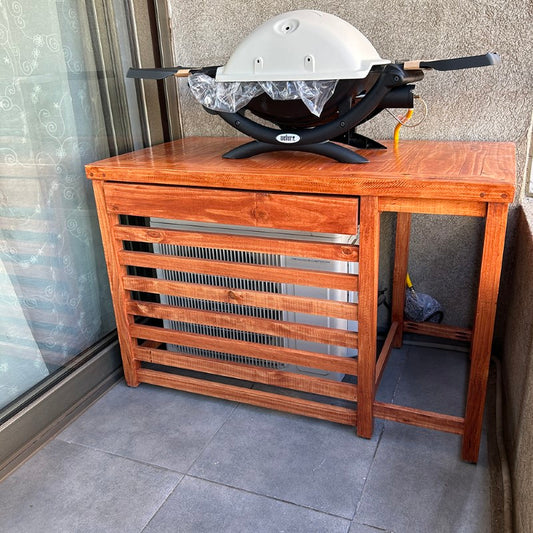 Mueble Parrillero y Cubre Aire Acondicionado